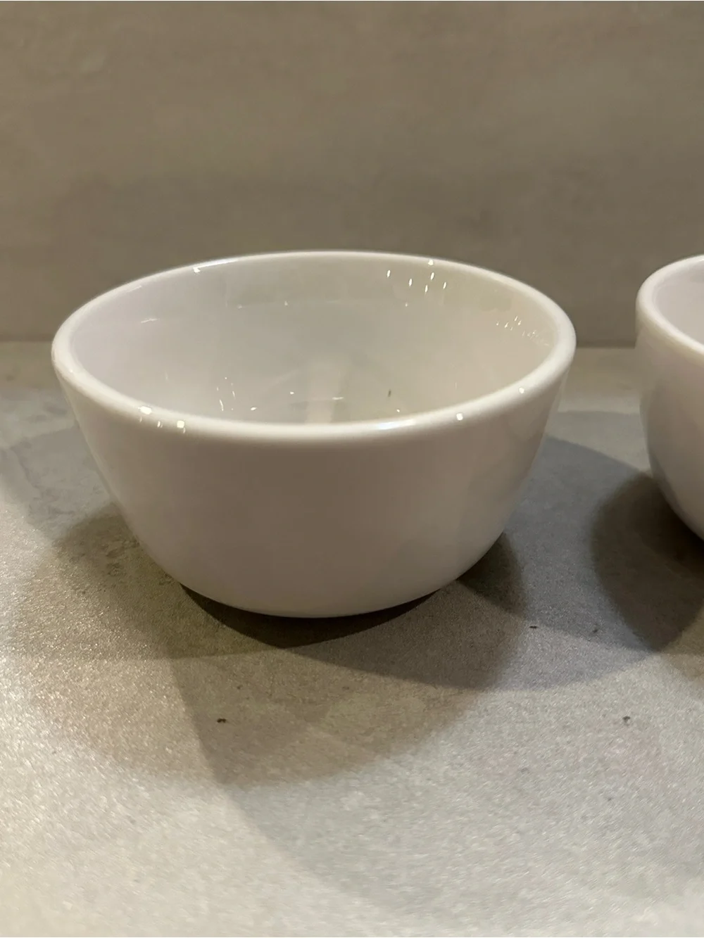 Set Of 3 Project 62 Stoneware 4” Snack Bowls AVESTA Modern Round White